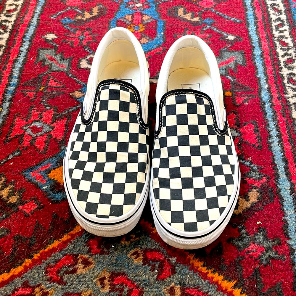 Vans - Classic Slip-On Checkerboard Shoe, US Men’s size 7 / US Women’s size 8.5